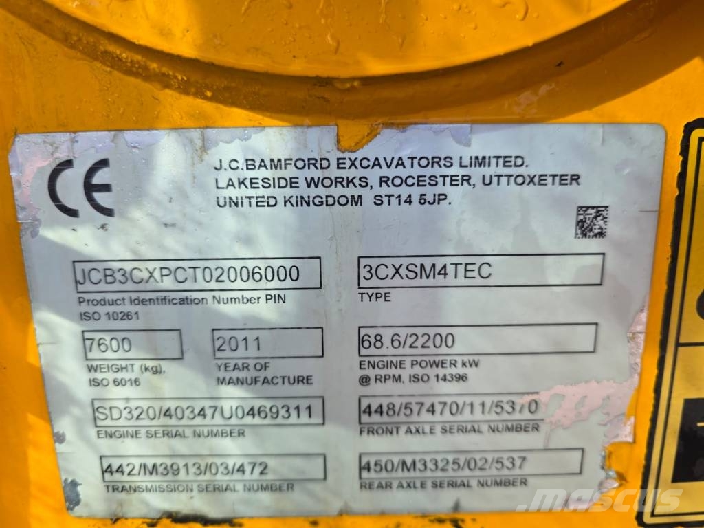 JCB 3 CX TLB's