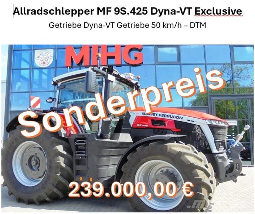 Massey Ferguson 9S.425 DVT EXCLUSIVE Traktorji