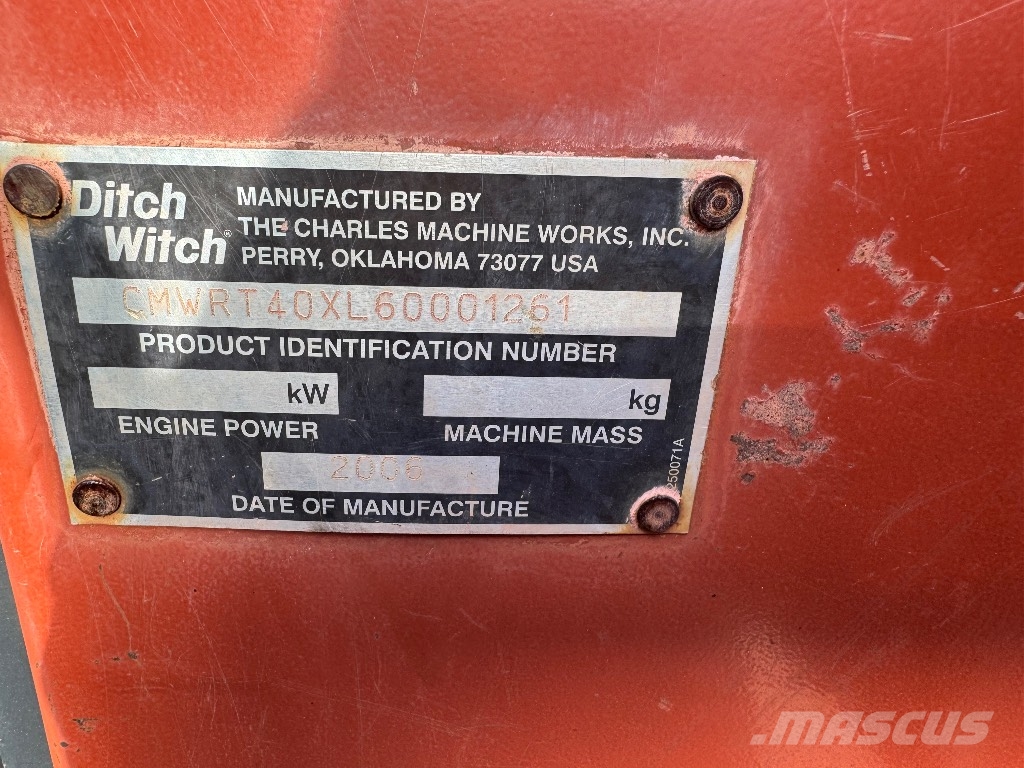 Ditch Witch RT 40 Scavafossi