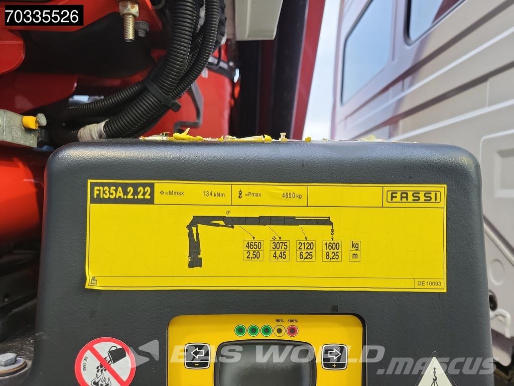 Mercedes-Benz Atego 1623 4X2 16tonner FASSI F135.2.22 E Crane Kr Platte bakwagens