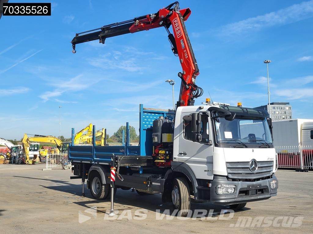 Mercedes-Benz Atego 1623 4X2 16tonner FASSI F135.2.22 E Crane Kr Platte bakwagens