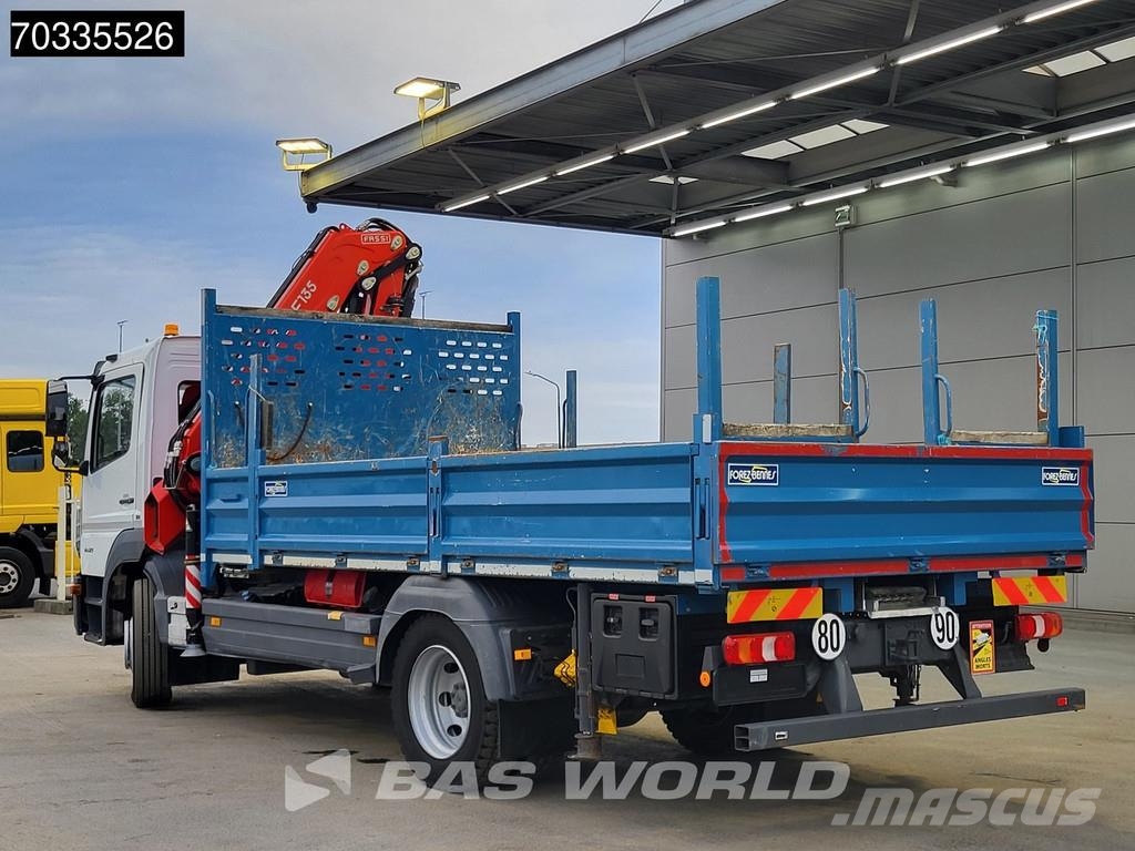 Mercedes-Benz Atego 1623 4X2 16tonner FASSI F135.2.22 E Crane Kr Platte bakwagens