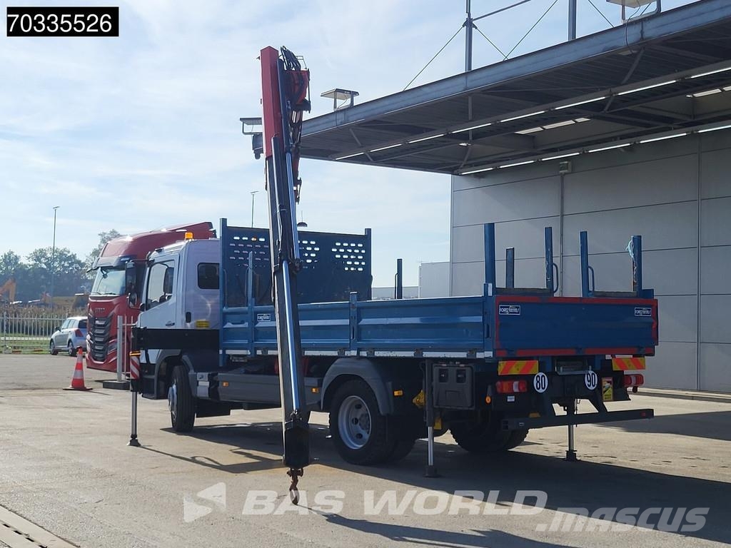 Mercedes-Benz Atego 1623 4X2 16tonner FASSI F135.2.22 E Crane Kr Platte bakwagens