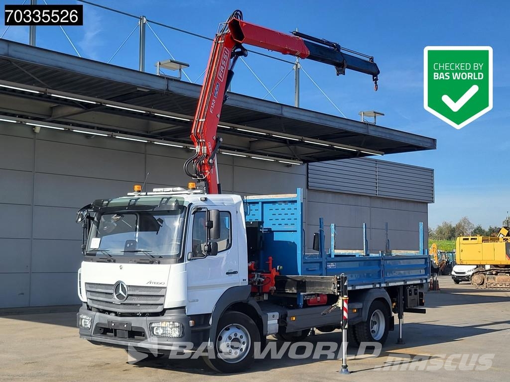 Mercedes-Benz Atego 1623 4X2 16tonner FASSI F135.2.22 E Crane Kr Platte bakwagens