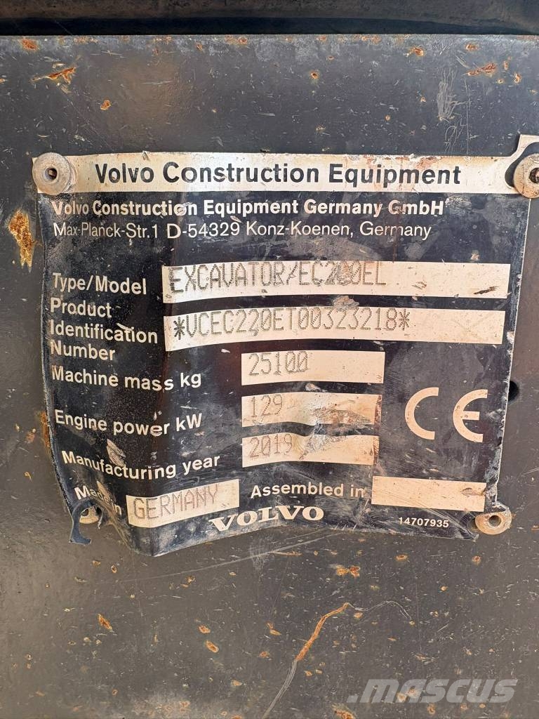 Volvo EC 220 E Bagri goseničarji