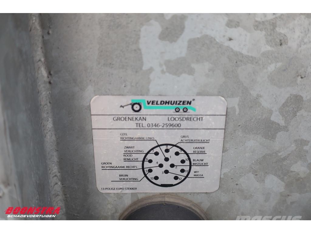 Veldhuizen P33-2 8t. Minisattel auflieger 710x235 Dieplader O Ημιρυμούλκες με χαμηλό δάπεδο