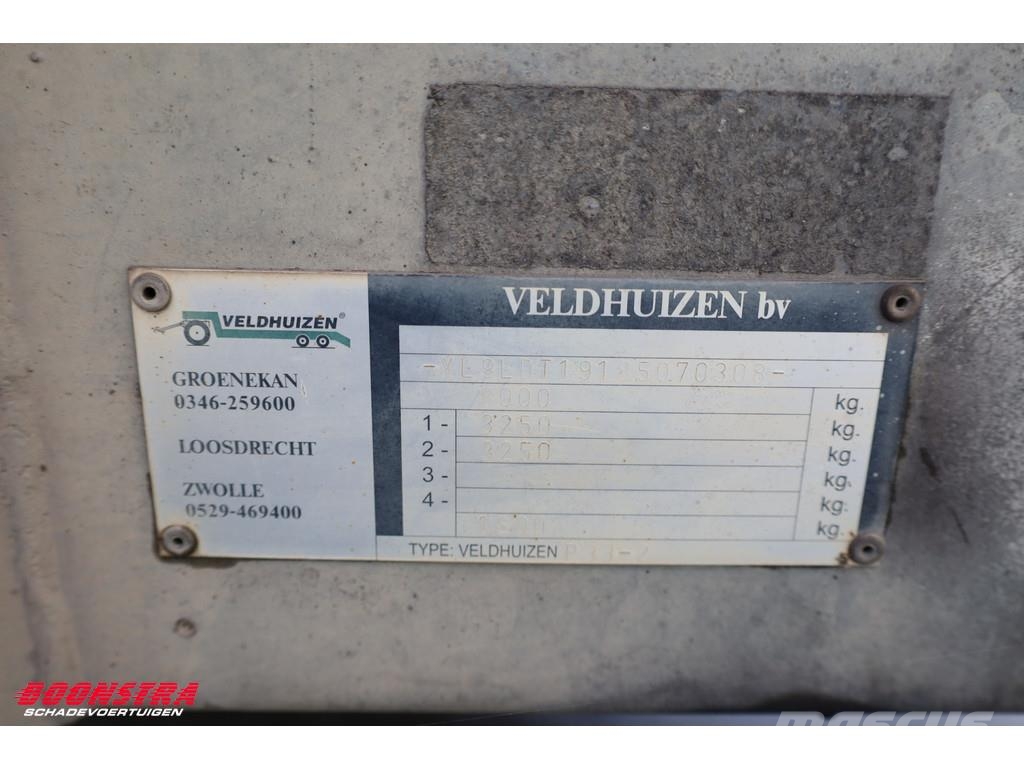 Veldhuizen P33-2 8t. Minisattel auflieger 710x235 Dieplader O Ημιρυμούλκες με χαμηλό δάπεδο