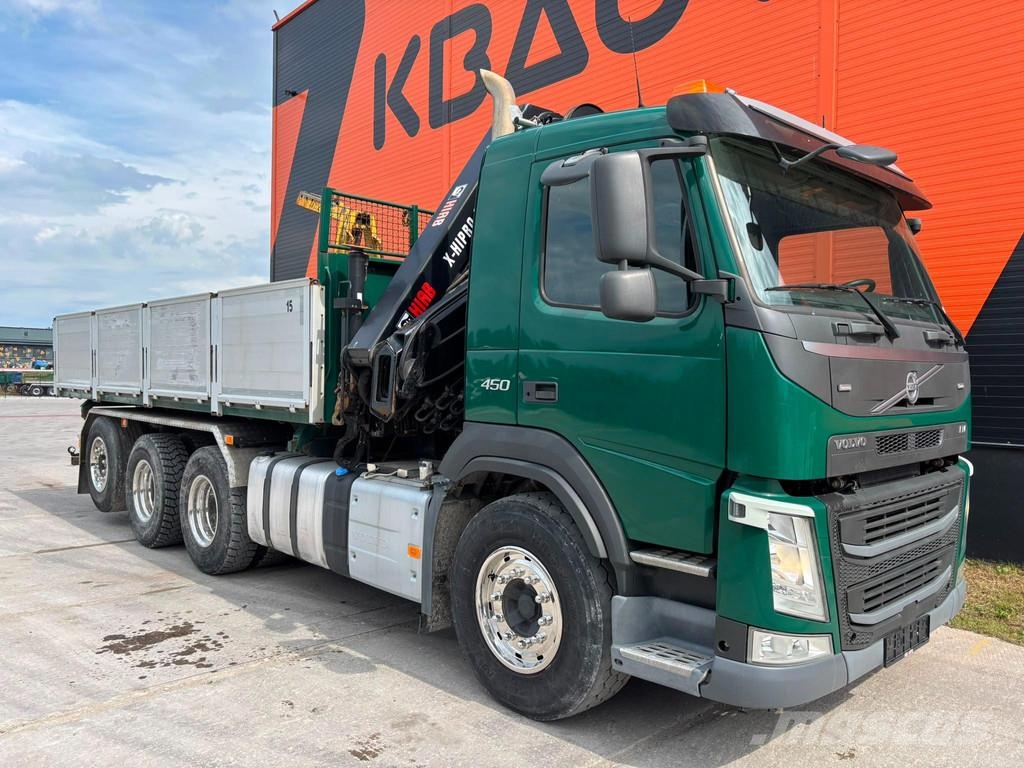 Volvo FM 450 8x4*4 HIAB 192E-5 / BOX L=6157 mm Nosturiautot