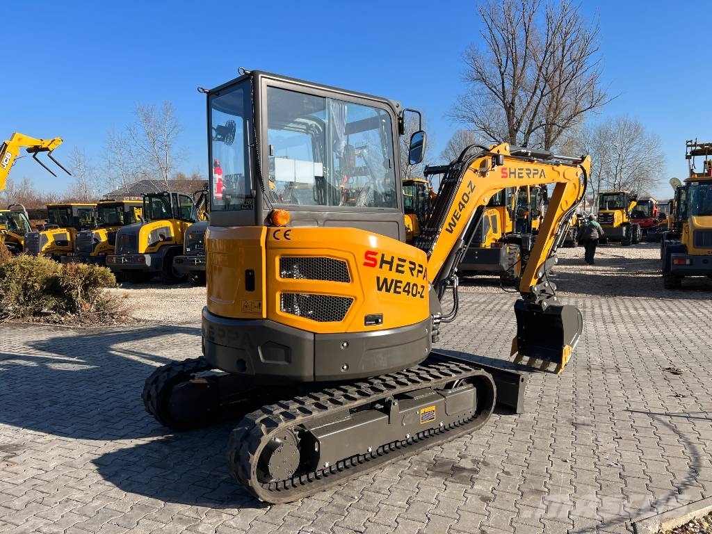 Sherpa WE40-Z forgókotró YANMAR motor klíma Minigrävare < 7t