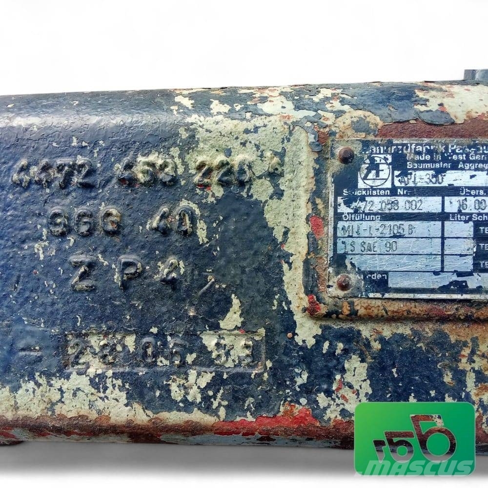 John Deere 3350 Front Axle ZF 4472058002 APL350 AL66847 AL684 Getriebe