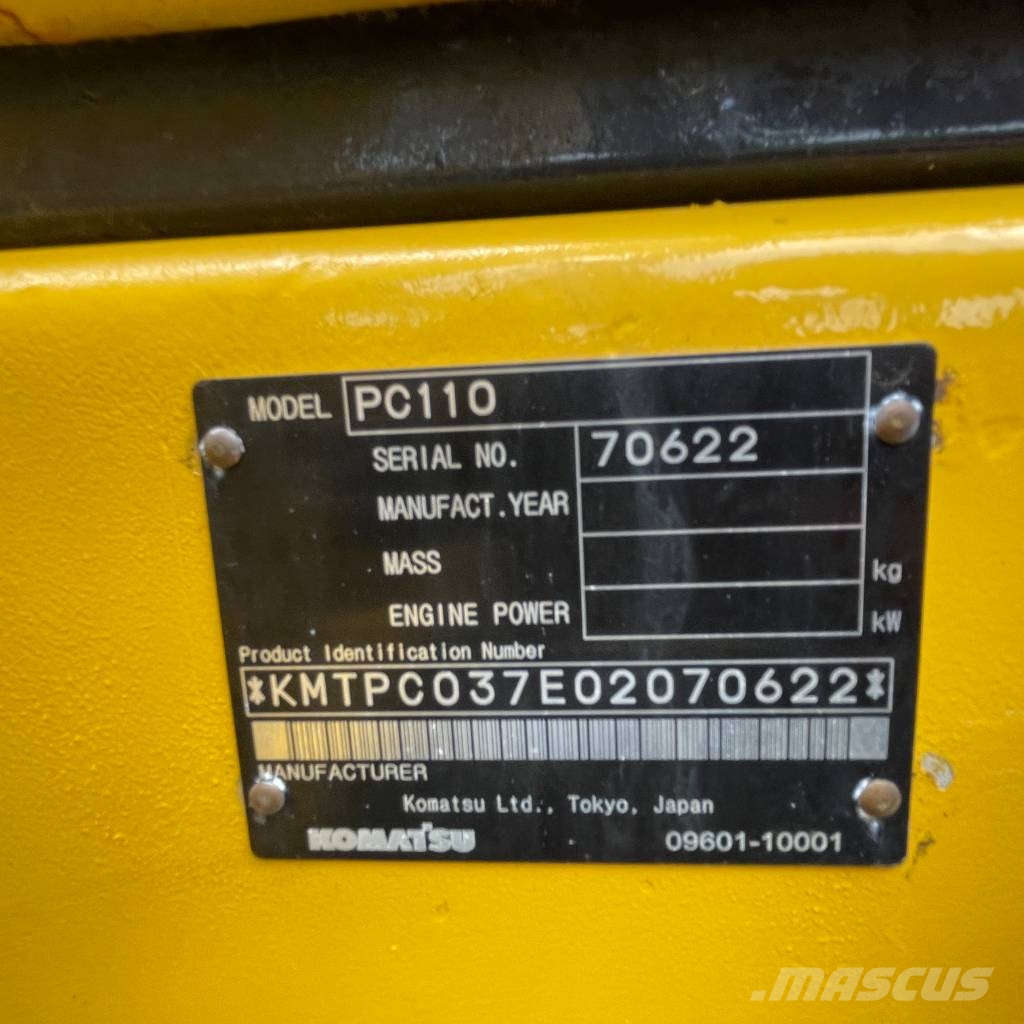 Komatsu PC 110 Midi excavators 7t - 12t
