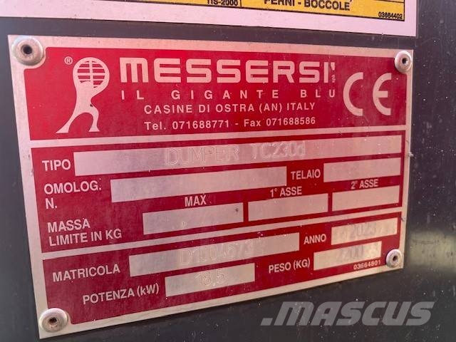 Messersi TC 230 D Bælte-tipvogn