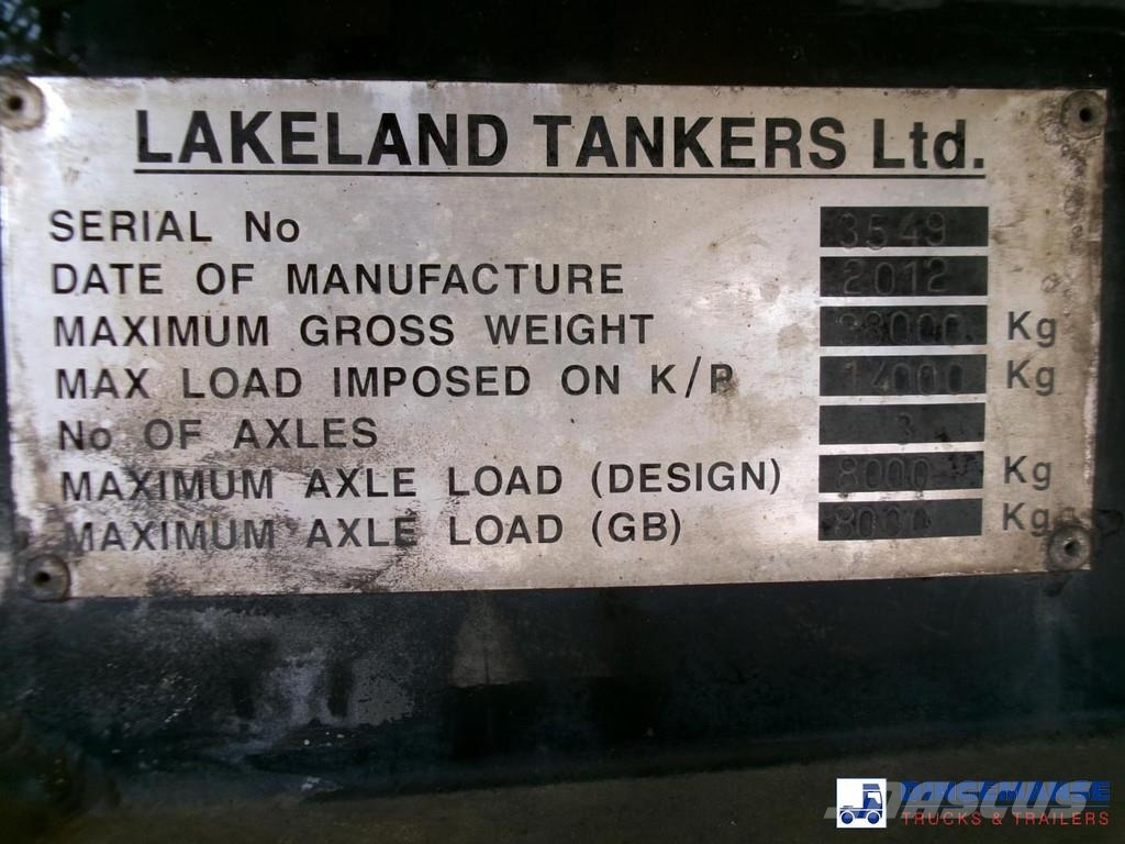 Lakeland Fuel tank alu 43 m3 / 6 comp Semi remorque citerne