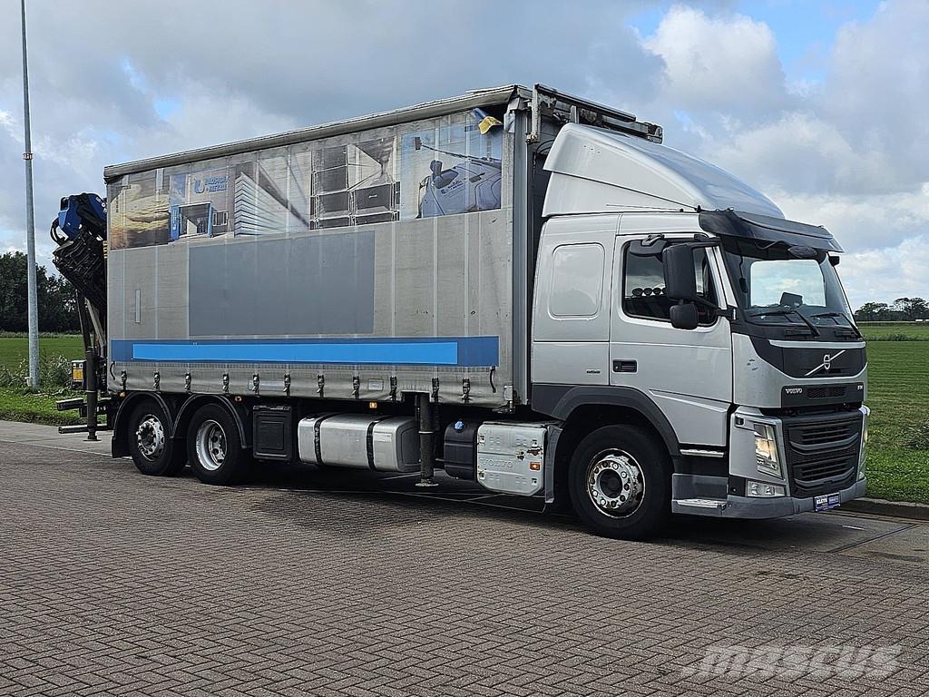 Volvo FM 410 Palfinger PK 34002SH Elhúzható ponyvás