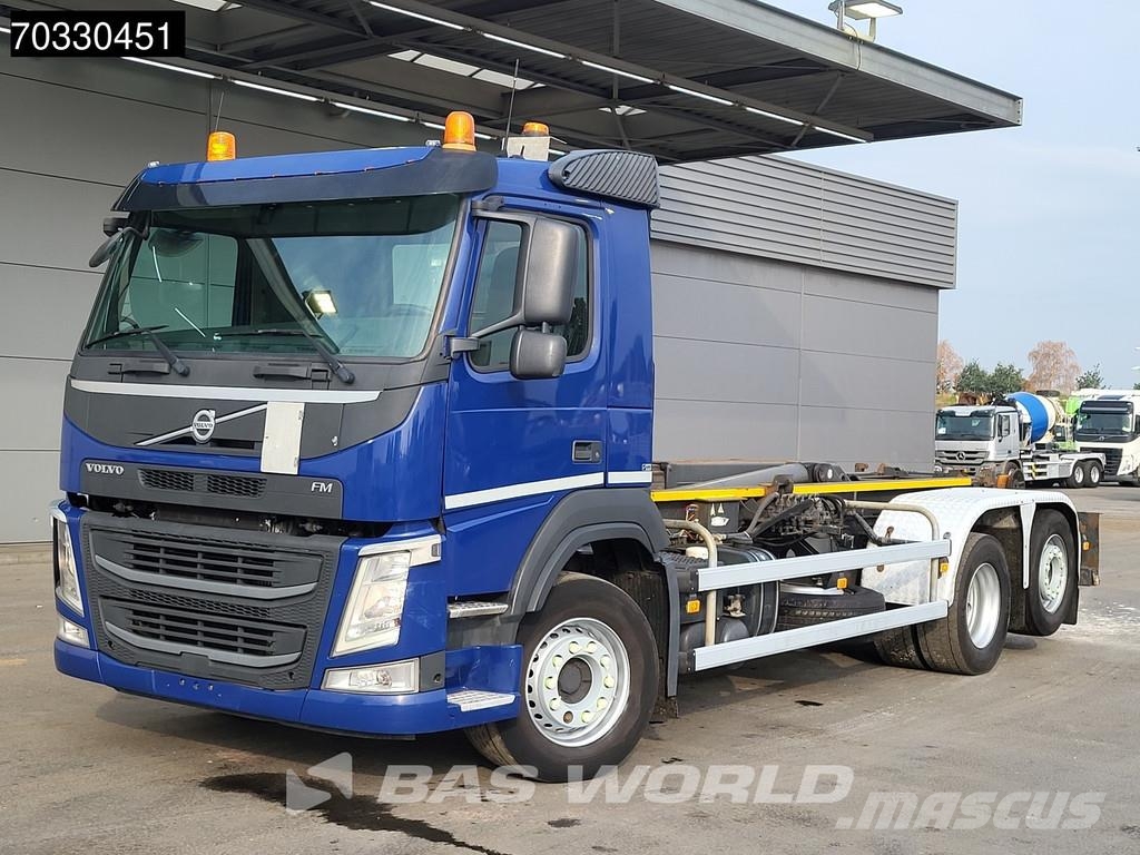Volvo FM 410 6X2 DayCab Lift+Steering Axle VDL Hook Euro Camiones elevadores de gancho