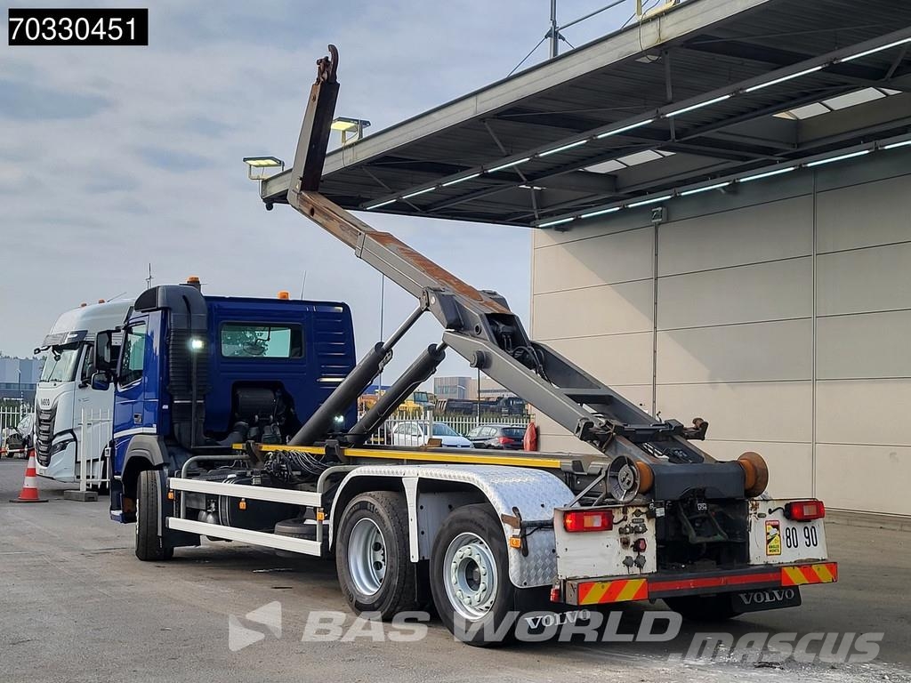 Volvo FM 410 6X2 DayCab Lift+Steering Axle VDL Hook Euro Camiones elevadores de gancho