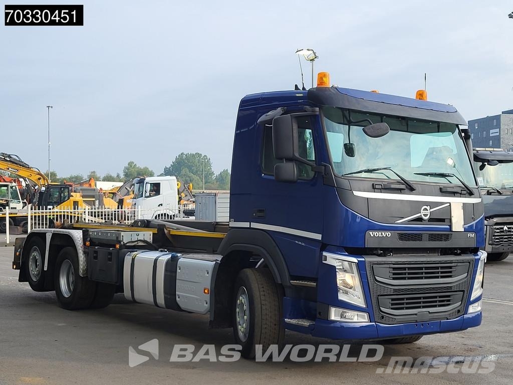 Volvo FM 410 6X2 DayCab Lift+Steering Axle VDL Hook Euro Camiones elevadores de gancho