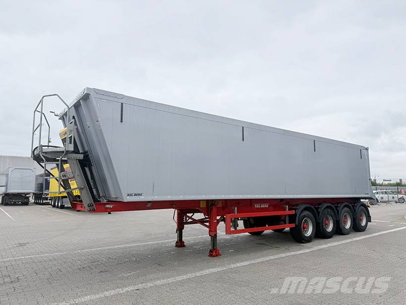 Kel-Berg Tipper / Alukastenmulde Kipper 59,5 m3 Savivartės puspriekabės