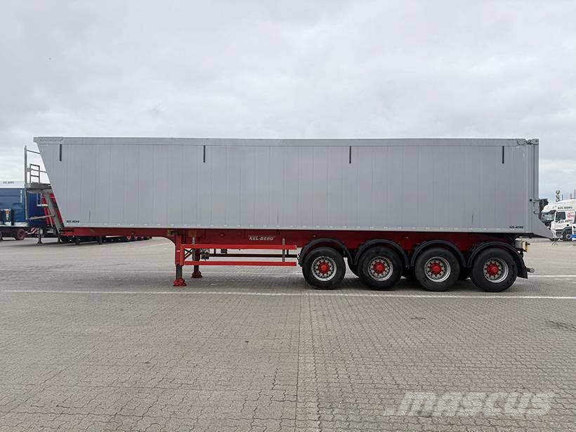 Kel-Berg Tipper / Alukastenmulde Kipper 59,5 m3 Savivartės puspriekabės