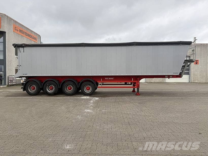 Kel-Berg Tipper / Alukastenmulde Kipper 59,5 m3 Savivartės puspriekabės