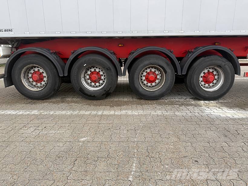 Kel-Berg Tipper / Alukastenmulde Kipper 59,5 m3 Savivartės puspriekabės