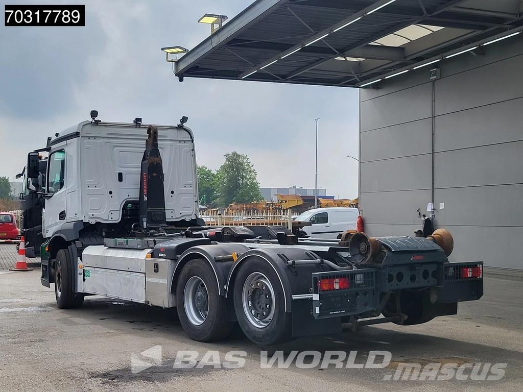 Mercedes-Benz Arocs 2530 NGT 6X2 CNG Engine! HIAB 21Z56 containe Camiones polibrazo