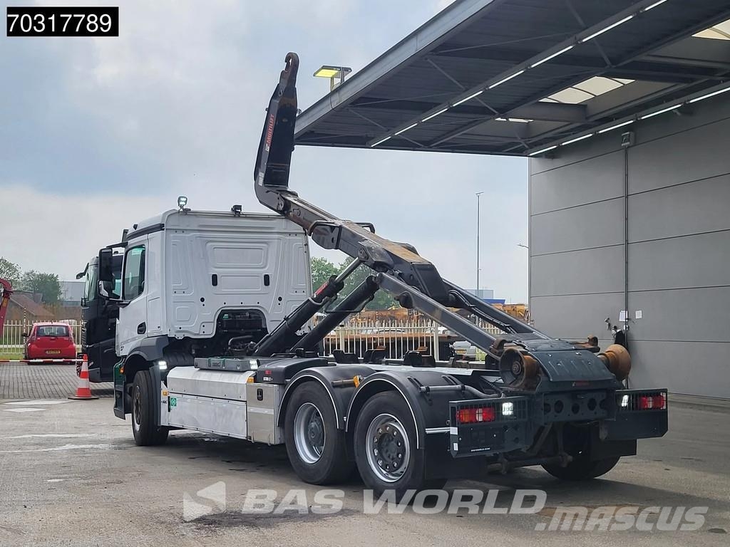 Mercedes-Benz Arocs 2530 NGT 6X2 CNG Engine! HIAB 21Z56 containe Camiones polibrazo