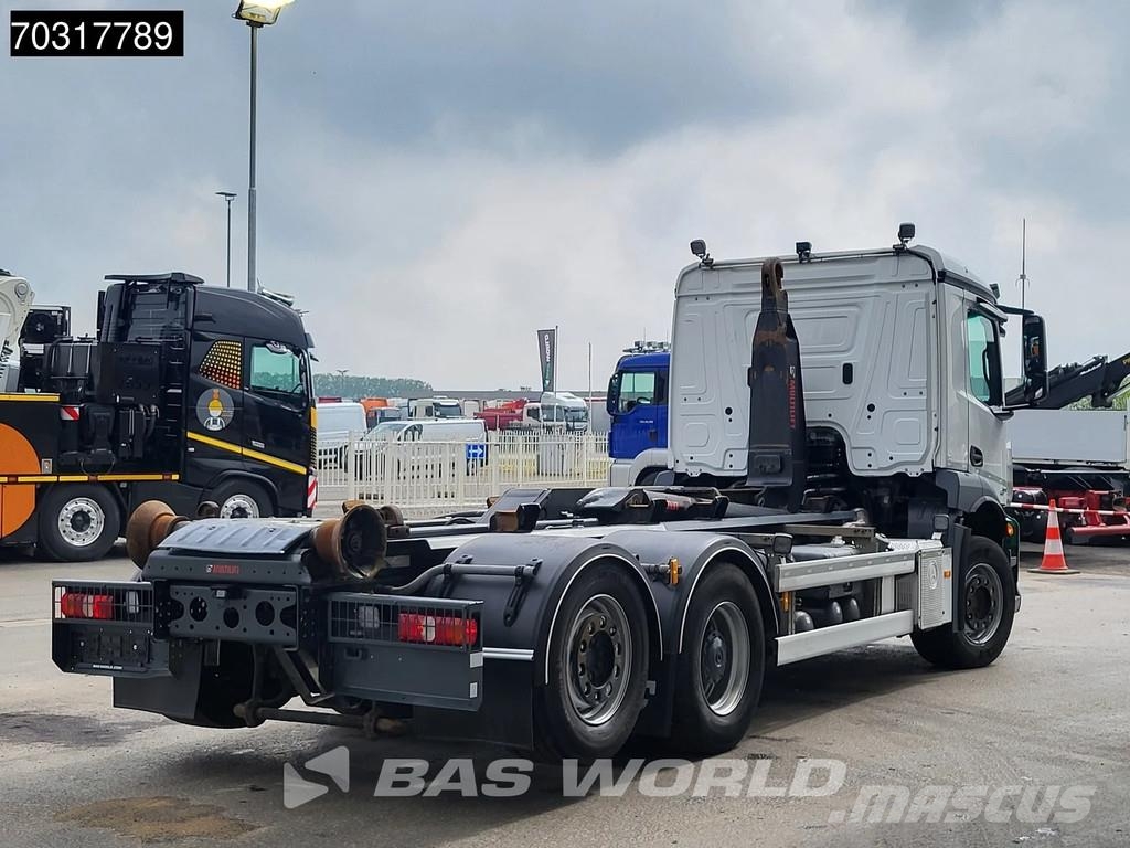 Mercedes-Benz Arocs 2530 NGT 6X2 CNG Engine! HIAB 21Z56 containe Camiones polibrazo
