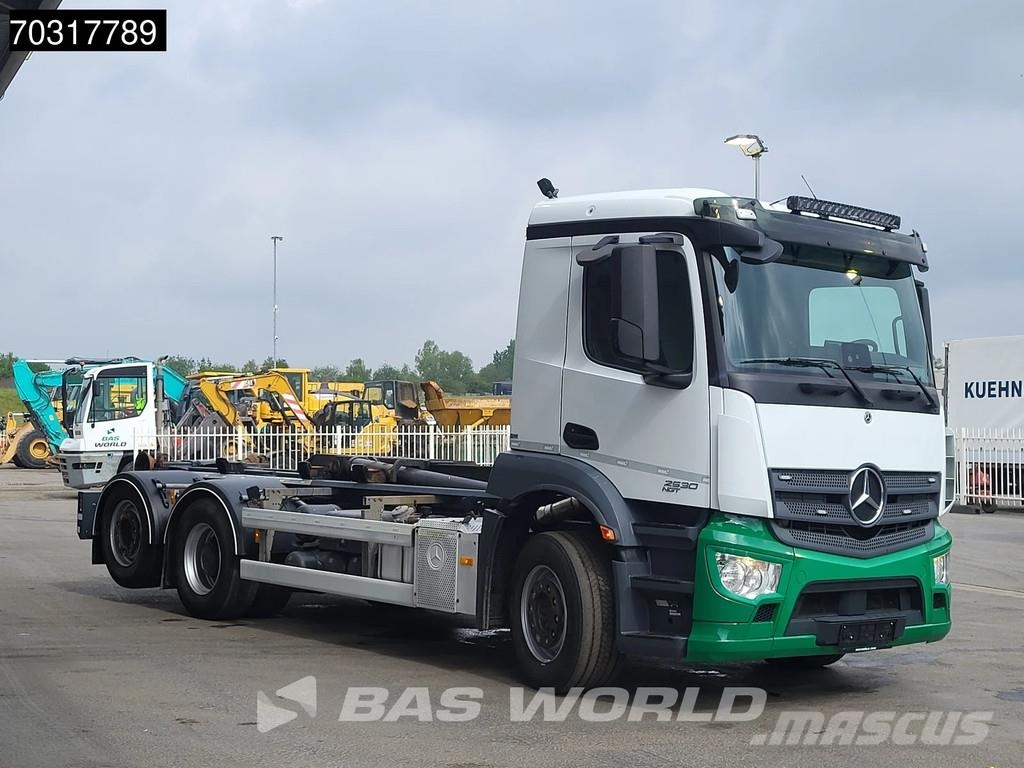 Mercedes-Benz Arocs 2530 NGT 6X2 CNG Engine! HIAB 21Z56 containe Camiones polibrazo