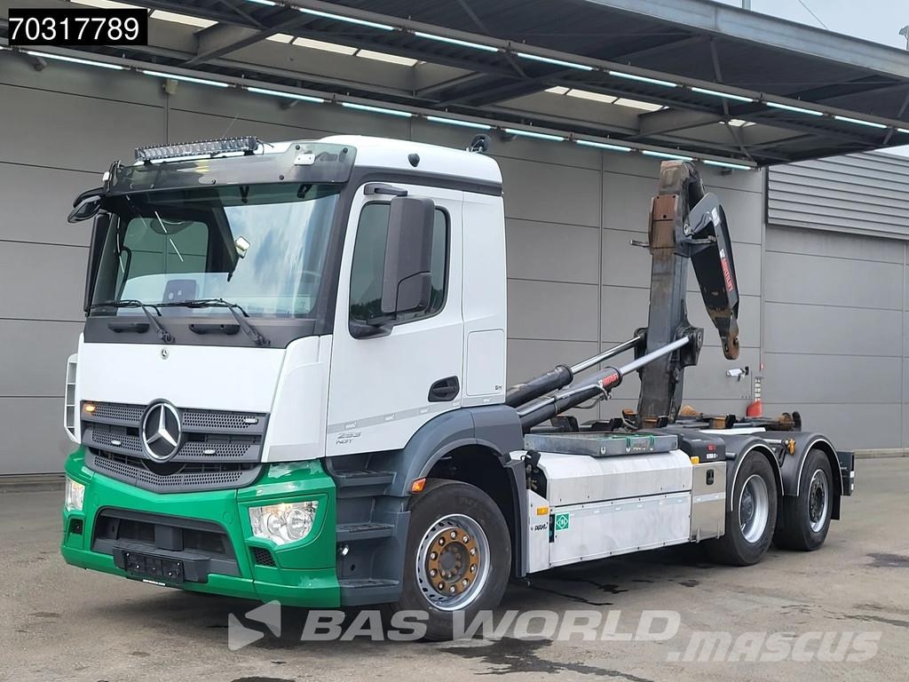 Mercedes-Benz Arocs 2530 NGT 6X2 CNG Engine! HIAB 21Z56 containe Camiones polibrazo