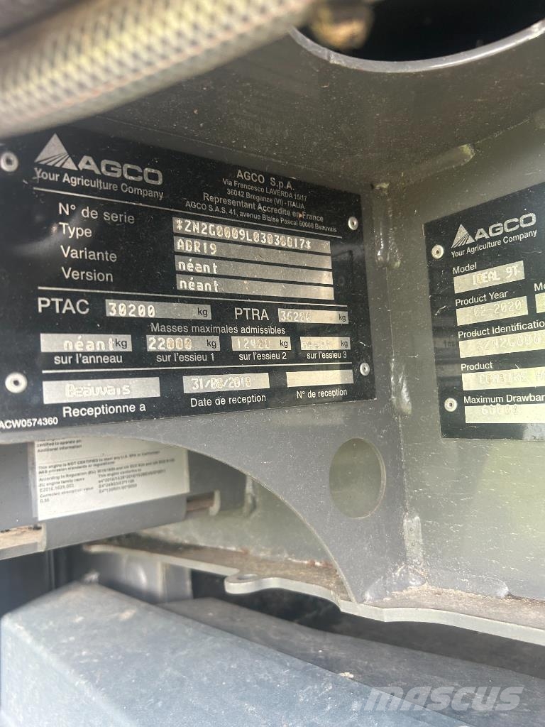 Fendt IDEAL 9 T Kombinované zberacie stroje