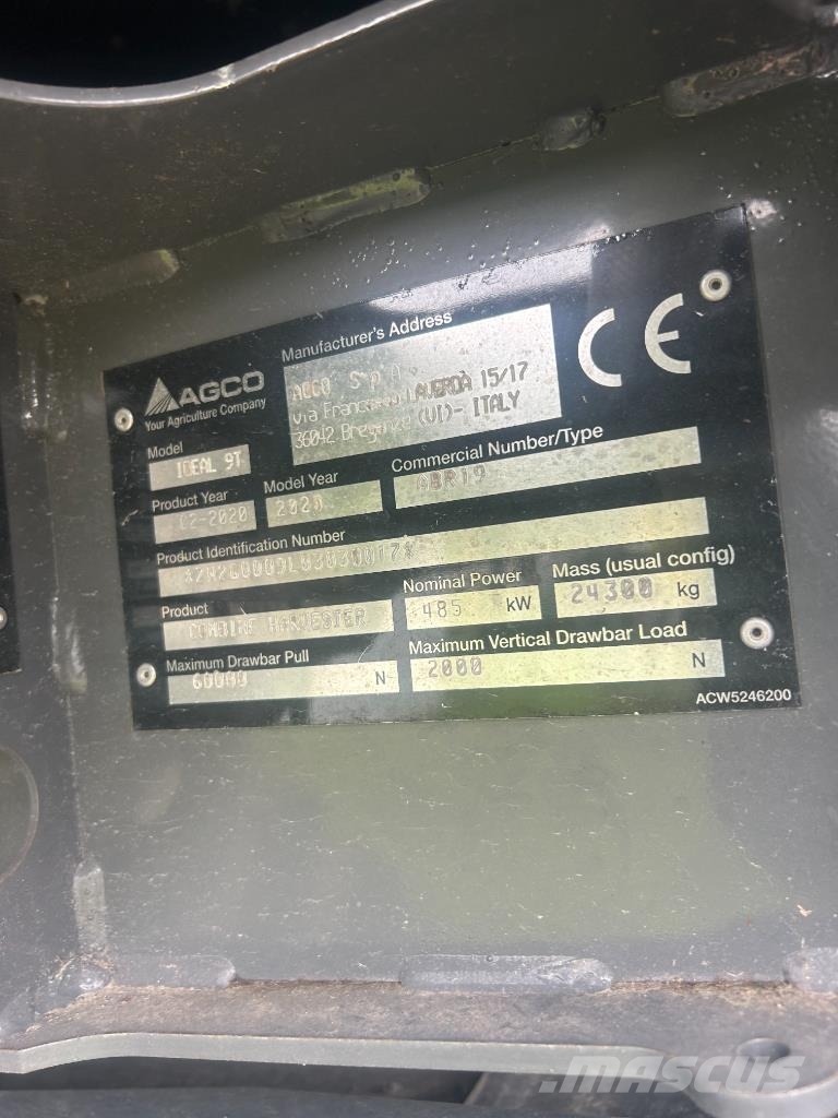 Fendt IDEAL 9 T Kombinované zberacie stroje
