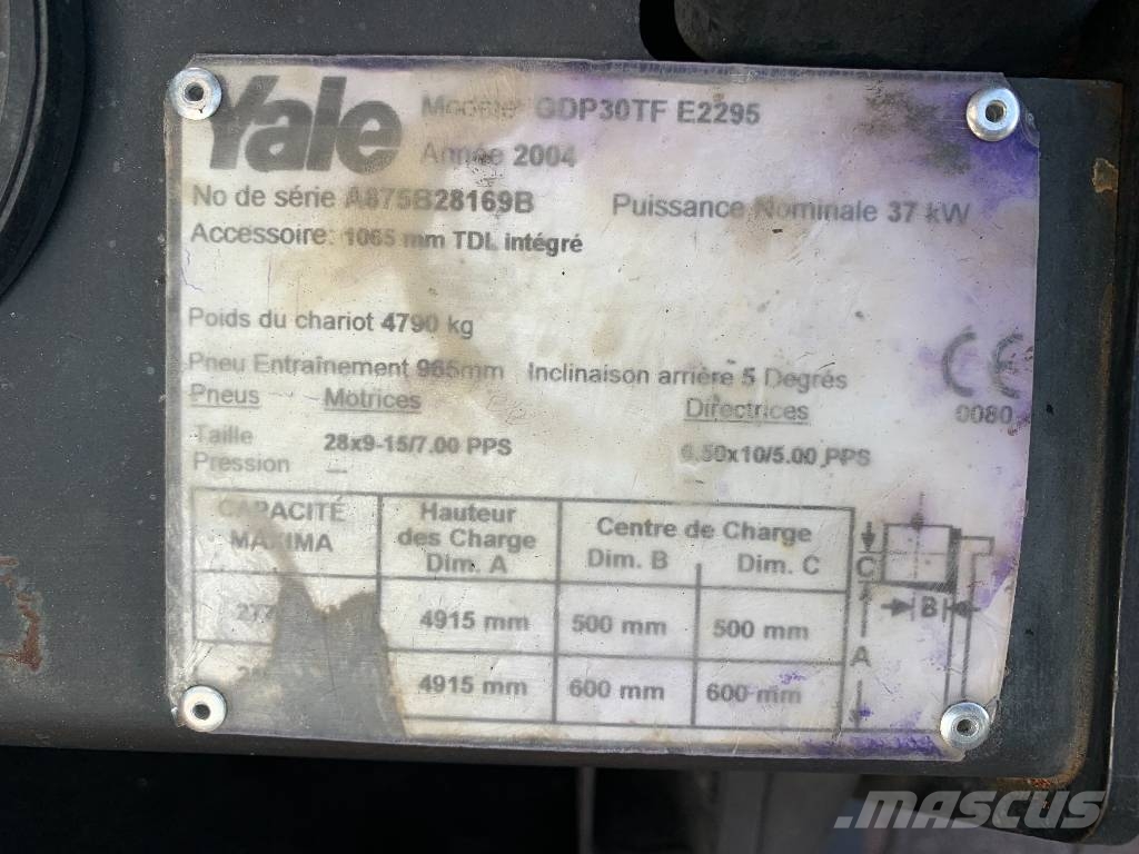 Yale GDP30TF V-3439  EO Carrelli elevatori GPL