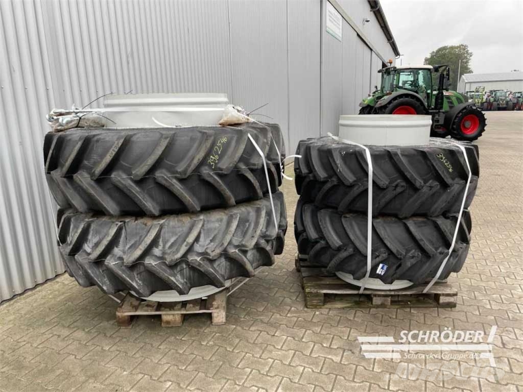 Ceat 480/70 R28 + 520/85 R38 عجلات مزدوجة