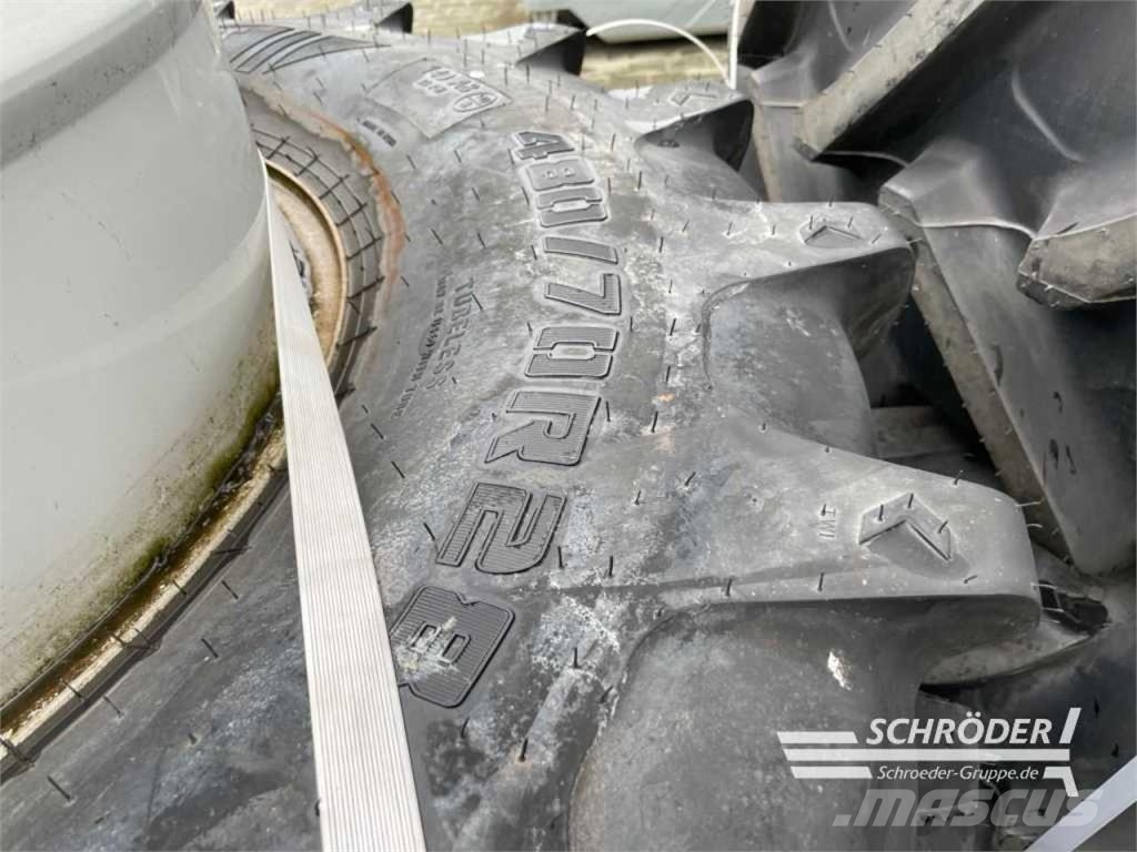 Ceat 480/70 R28 + 520/85 R38 عجلات مزدوجة