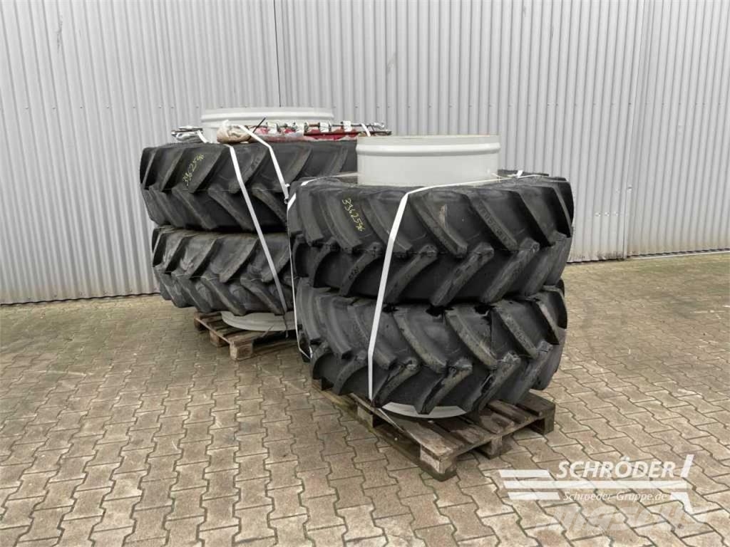 Ceat 480/70 R28 + 520/85 R38 عجلات مزدوجة