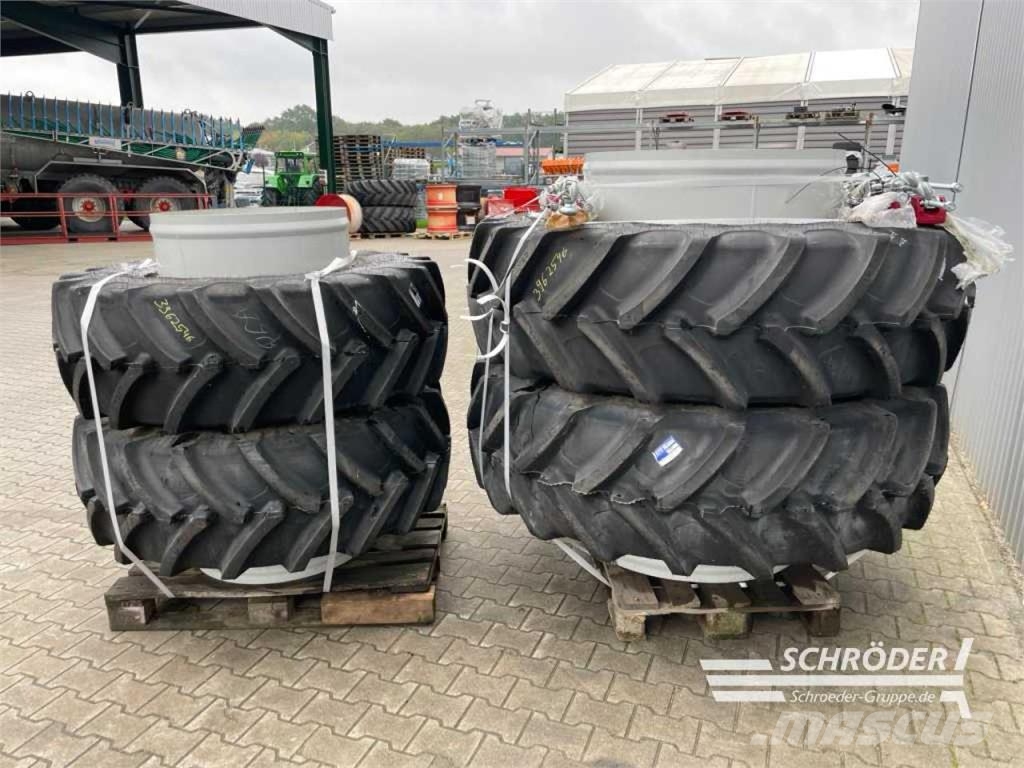 Ceat 480/70 R28 + 520/85 R38 عجلات مزدوجة
