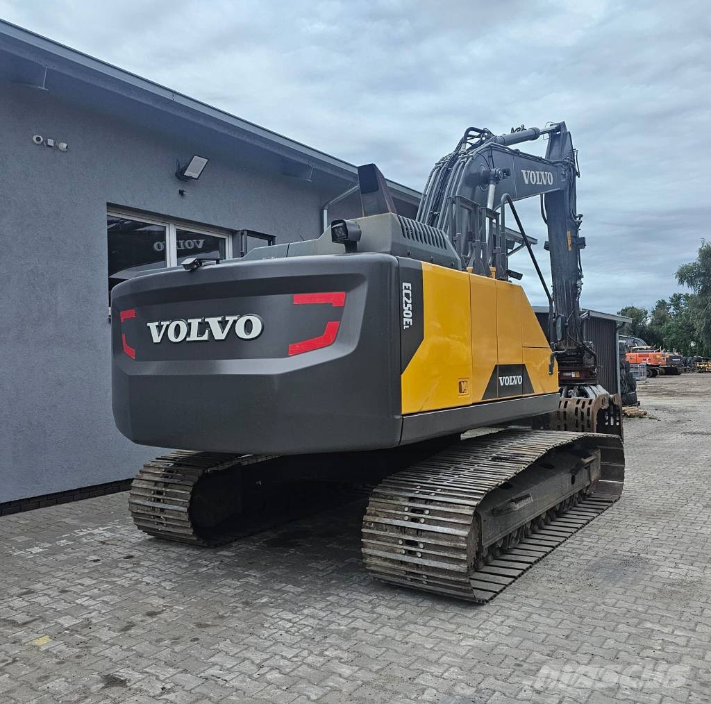Volvo EC250EL Podnoszona Kabina Materialumschlag