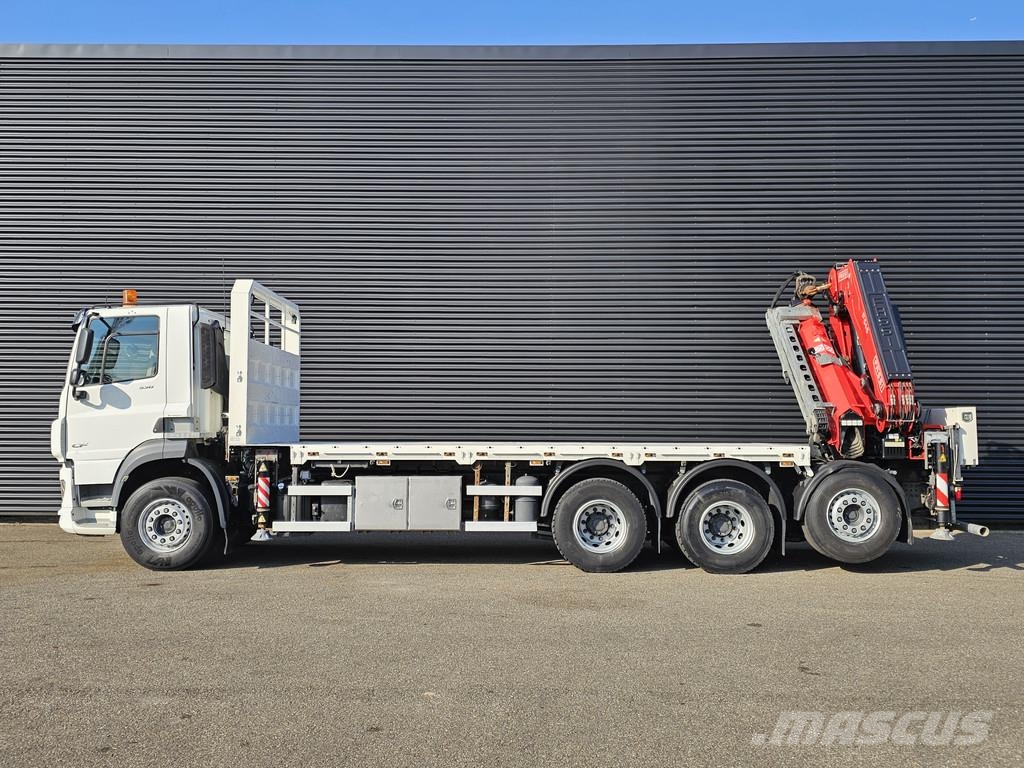 DAF CF 530 8x4 / RETARDER / FASSI F545 CRANE / KRAN / Nosturiautot