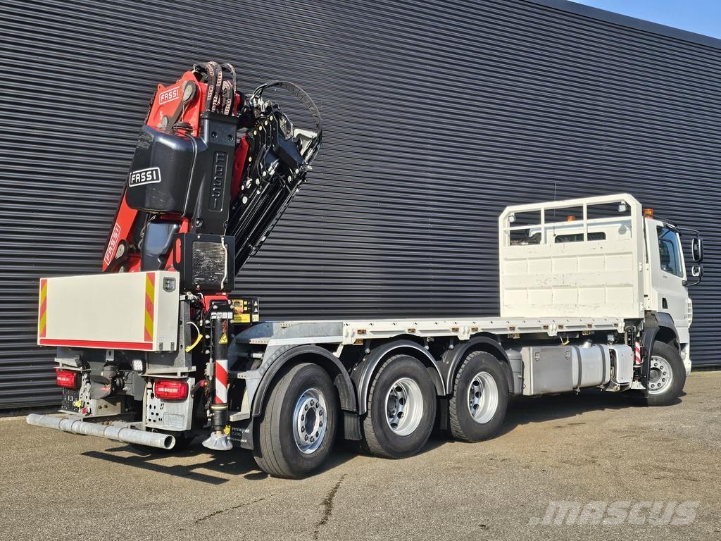 DAF CF 530 8x4 / RETARDER / FASSI F545 CRANE / KRAN / Nosturiautot