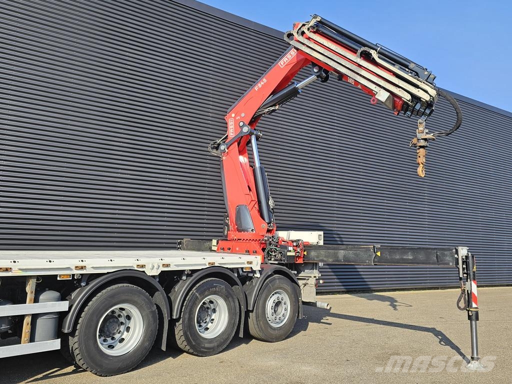 DAF CF 530 8x4 / RETARDER / FASSI F545 CRANE / KRAN / Nosturiautot