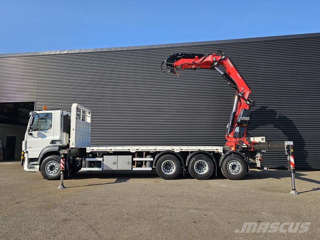 DAF CF 530 8x4 / RETARDER / FASSI F545 CRANE / KRAN / Nosturiautot