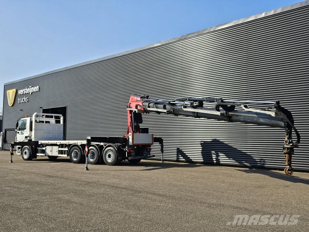 DAF CF 530 8x4 / RETARDER / FASSI F545 CRANE / KRAN / Nosturiautot
