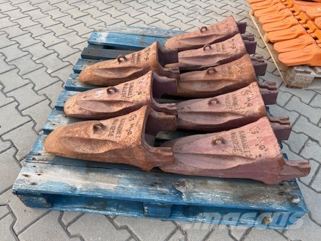 King KING MET 8 PCS BUCKET TOOTH COMPLET Tranšėjų kasimo technika