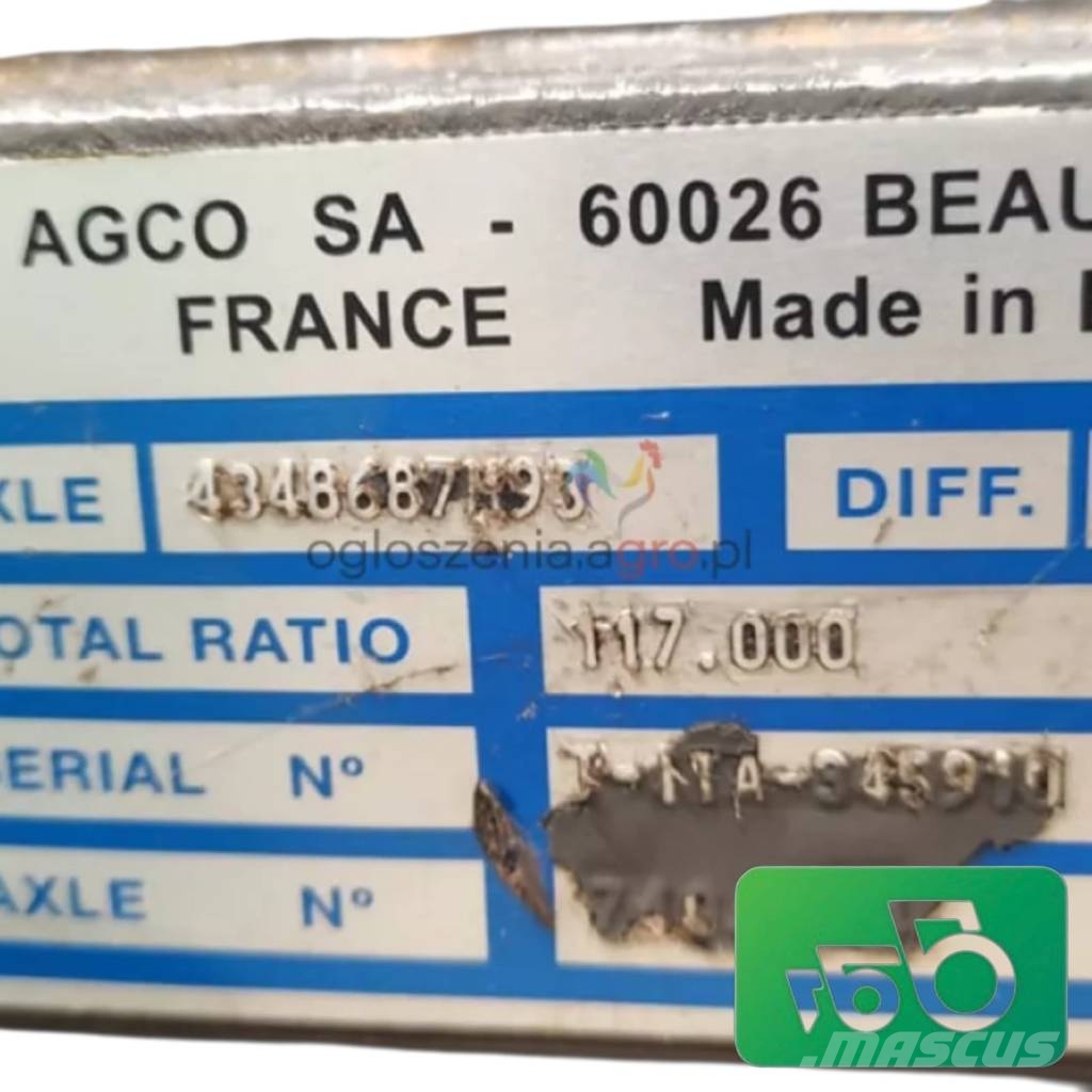 Massey Ferguson 7616 Front Axle 7400602961 الشاسيه والتعليق
