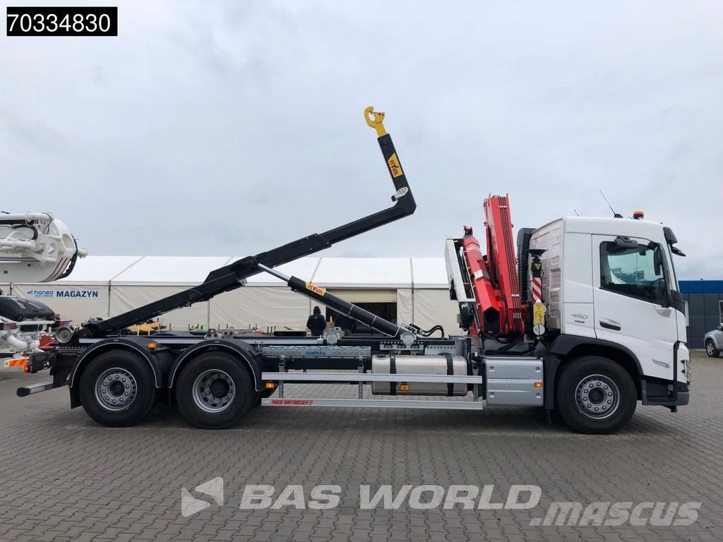 Volvo FM 460 6X2 NEW! FASSI F235.0.25 Crane Kran HYVA 20 Camiones elevadores de gancho