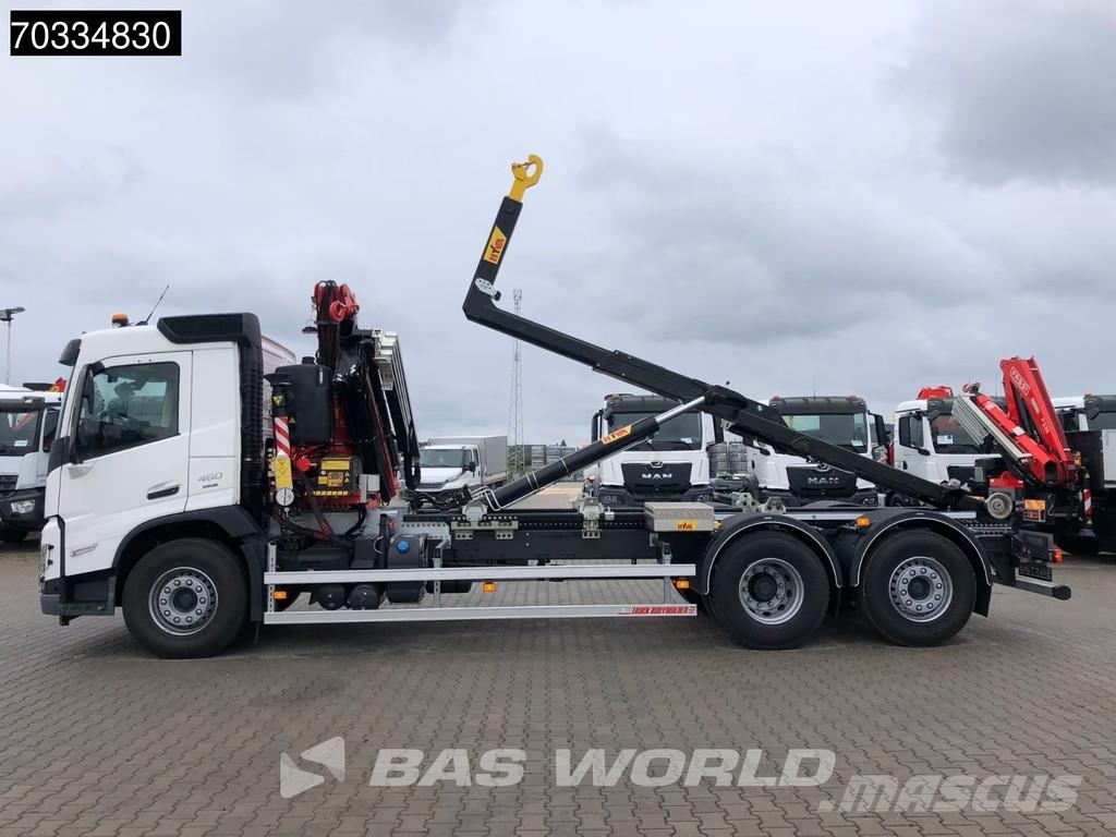 Volvo FM 460 6X2 NEW! FASSI F235.0.25 Crane Kran HYVA 20 Camiones elevadores de gancho