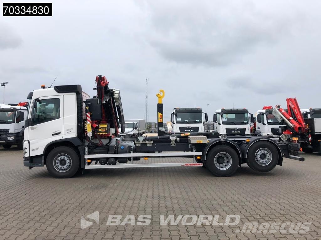 Volvo FM 460 6X2 NEW! FASSI F235.0.25 Crane Kran HYVA 20 Camion ampliroll