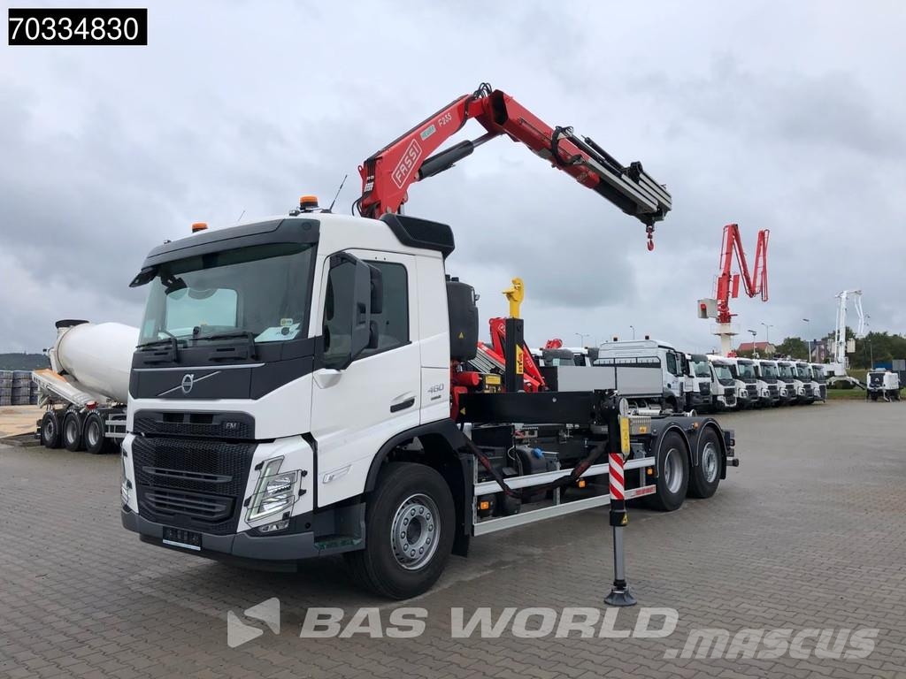 Volvo FM 460 6X2 NEW! FASSI F235.0.25 Crane Kran HYVA 20 Camion ampliroll
