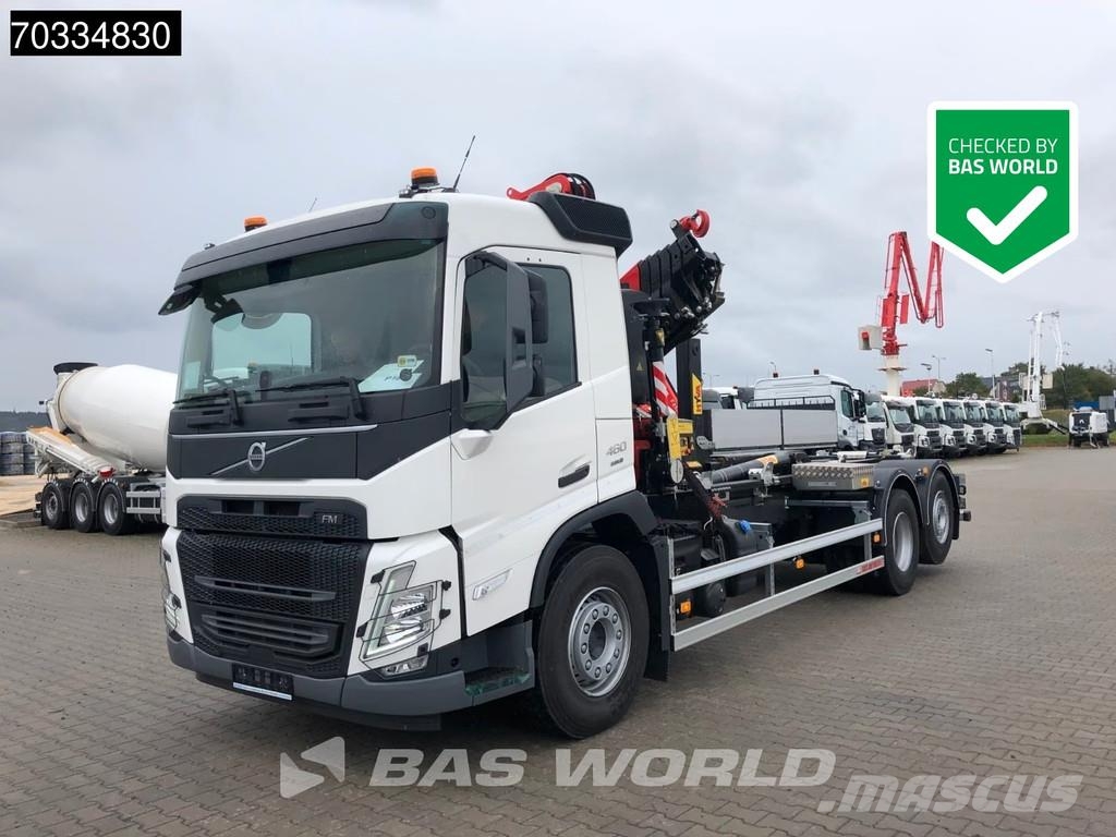 Volvo FM 460 6X2 NEW! FASSI F235.0.25 Crane Kran HYVA 20 Camiones elevadores de gancho